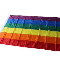 10 Pieces Rainbow Flag Polyester Gay Pride Flag with Brass Grommets Banner Hanging LGBT Flag For ac93ba0d fc56 45be 9ac0 80701efa60be - Lesbian Flag