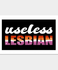 Useless Lesbian Gay Pride Lesbian Flag LGBT