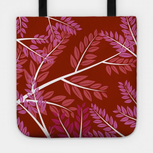 Lesbian Pride Overlapping Simple Leafy Branches