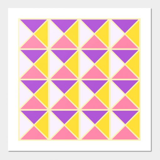 Sapphic Pride Triangle Pattern