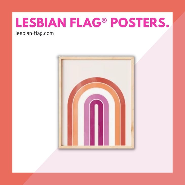 LESBIAN FLAG POSTERS - Lesbian Flag