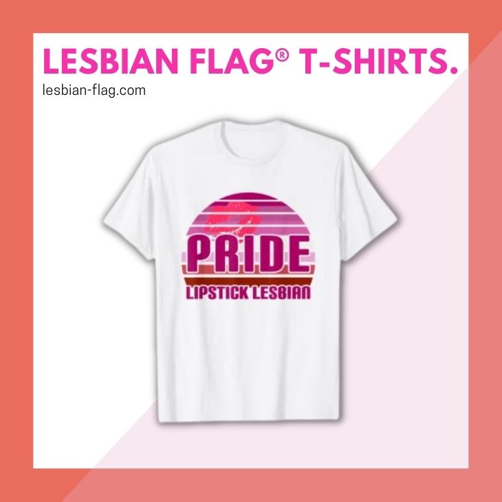LESBIAN FLAG T SHIRTS - Lesbian Flag