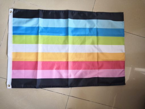 3x5 ft (90x150 cm) / 2 Grommets left Official PAN FLAG Merch